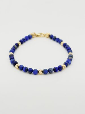 Lapis Lazuli 14ct Gold Bracelet