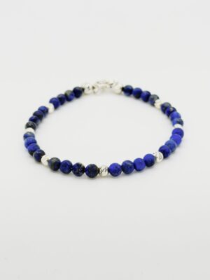 Lapis Lazuli Silver Bracelet