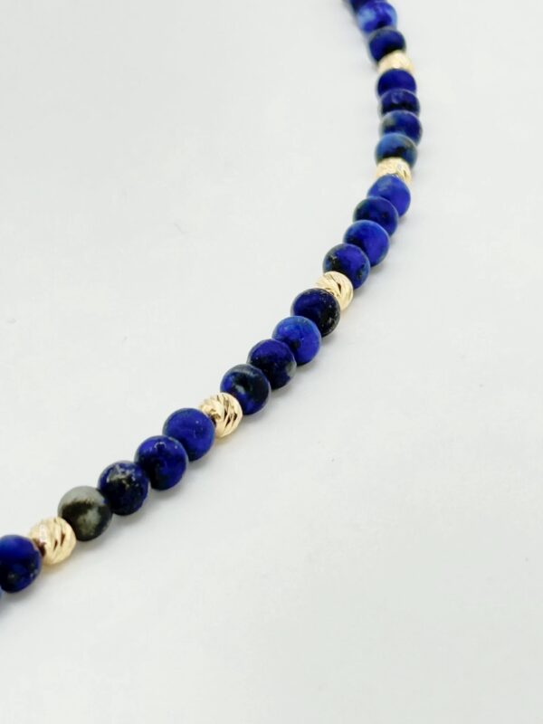 Lapis Lazuli 14ct Gold Bracelet